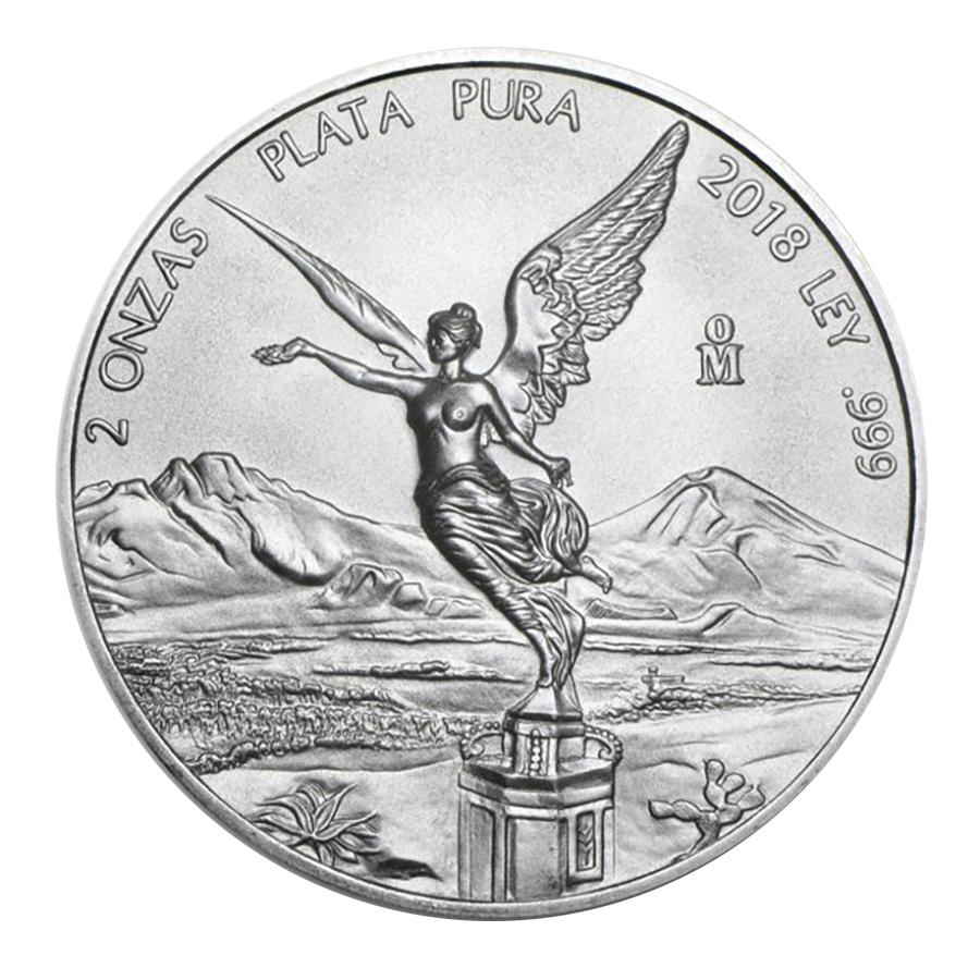 2 Oz Silver Mexico Libertad - BU