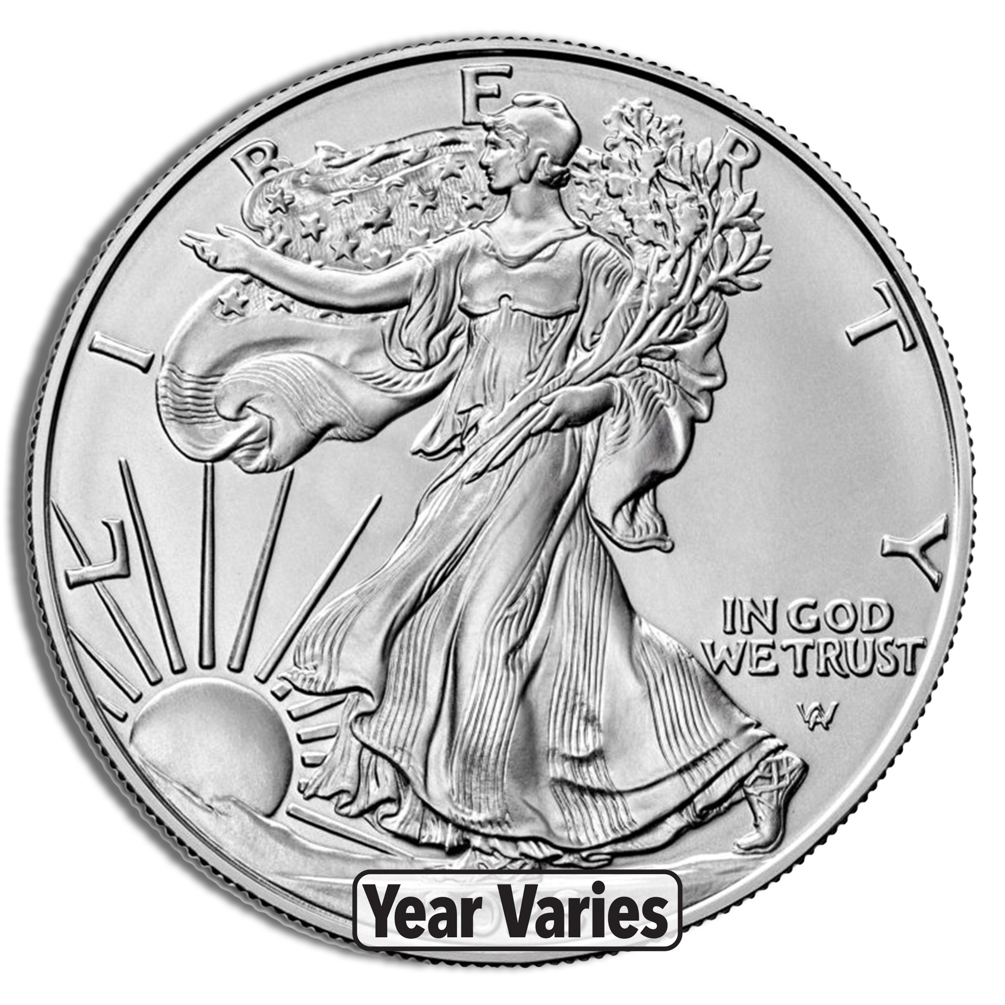 Silver American Eagle - BU (Random Year)